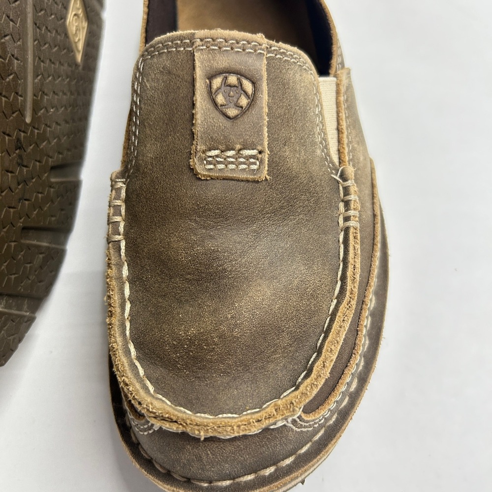 Ariat Cruiser Castaway Leather Slip On Loafers 7B Brown Western Boho Casual - Picture 2 of 6